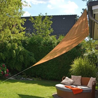 HI Zonnescherm driehoekig 3,6x3,6x3,6 m beige 1