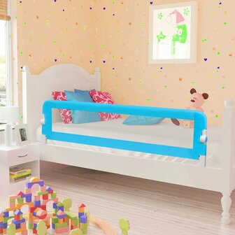 Bedhekje peuter 150x42 cm blauw 1