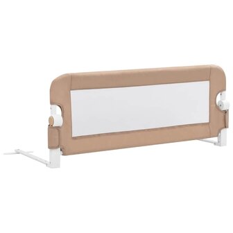 Bedhekje peuter 102x42 cm polyester taupe 2