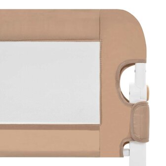 Bedhekje peuter 102x42 cm polyester taupe 5