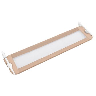 Bedhekje peuter 150x42 cm polyester taupe 4