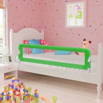 Bedhekje peuter 120x42 cm polyester groen 1