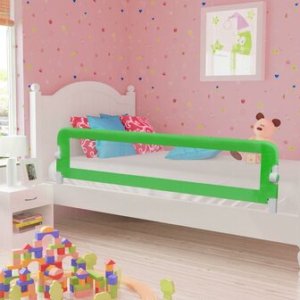 Bedhekje peuter 180x42 cm polyester groen 1