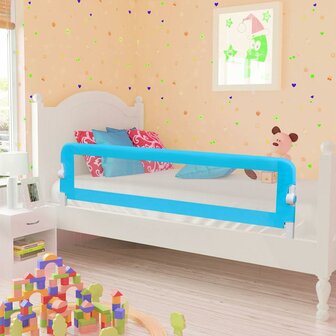 Bedhekje peuter 120x42 cm polyester blauw 1