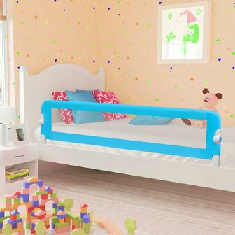 Bedhekje peuter 180x42 cm polyester blauw 1