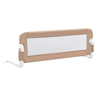 Bedhekje peuter 120x42 cm polyester taupe 2