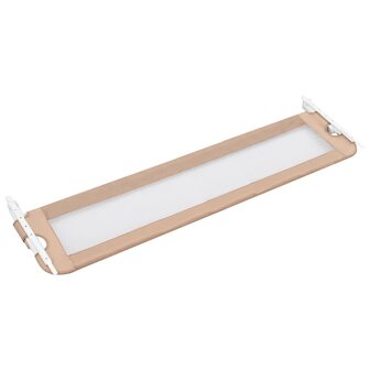 Bedhekje peuter 180x42 cm polyester taupe 4