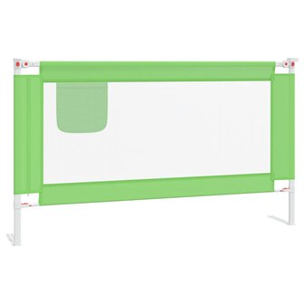Bedhekje peuter 140x25 cm stof groen 2