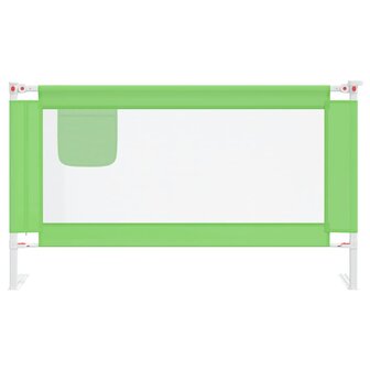 Bedhekje peuter 140x25 cm stof groen 3