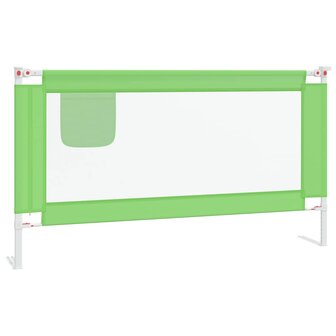 Bedhekje peuter 150x25 cm stof groen 2