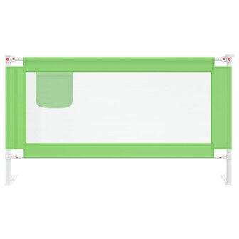 Bedhekje peuter 150x25 cm stof groen 3