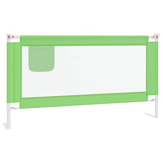 Bedhekje peuter 160x25 cm stof groen 2