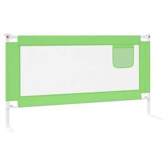 Bedhekje peuter 160x25 cm stof groen 4