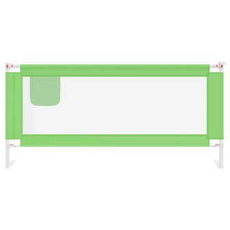Bedhekje peuter 200x25 cm stof groen 3