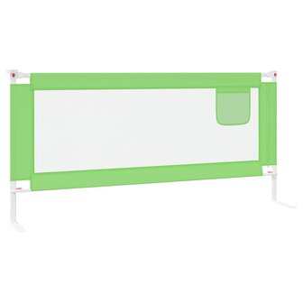 Bedhekje peuter 200x25 cm stof groen 4