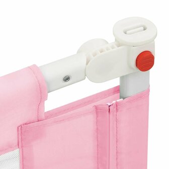 Bedhekje peuter 90x25 cm stof roze 6