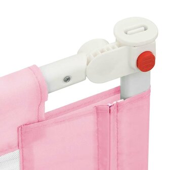 Bedhekje peuter 100x25 cm stof roze 6