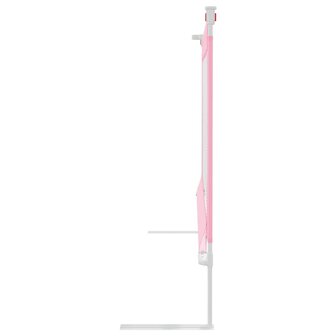 Bedhekje peuter 120x25 cm stof roze 5