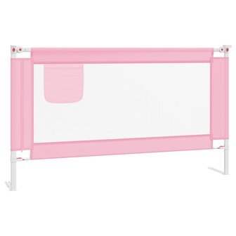 Bedhekje peuter 140x25 cm stof roze 2