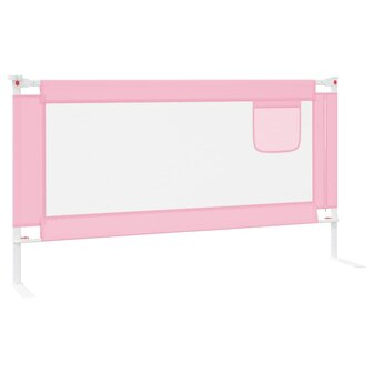 Bedhekje peuter 160x25 cm stof roze 4