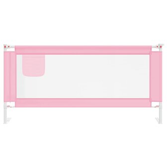 Bedhekje peuter 190x25 cm stof roze 3