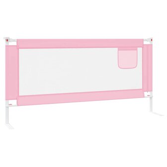 Bedhekje peuter 190x25 cm stof roze 4