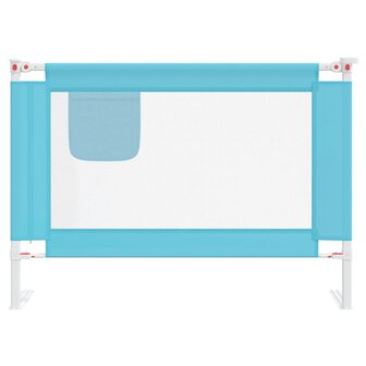 Bedhekje peuter 90x25 cm stof blauw 3