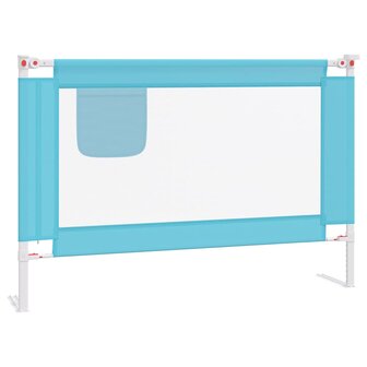 Bedhekje peuter 100x25 cm stof blauw 2