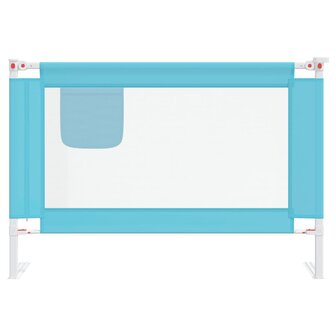 Bedhekje peuter 100x25 cm stof blauw 3