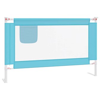 Bedhekje peuter 120x25 cm stof blauw 2