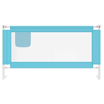 Bedhekje peuter 160x25 cm stof blauw 3