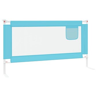 Bedhekje peuter 160x25 cm stof blauw 4