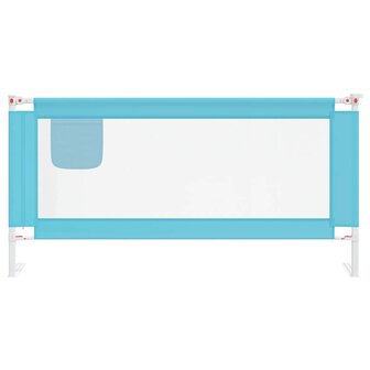 Bedhekje peuter 180x25 cm stof blauw 3