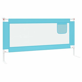 Bedhekje peuter 180x25 cm stof blauw 4