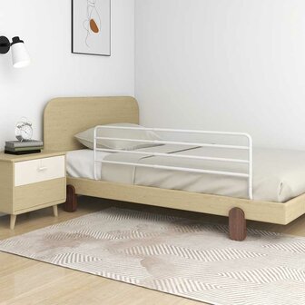 Bedhekje peuter (76-137)x55 cm ijzer wit 1