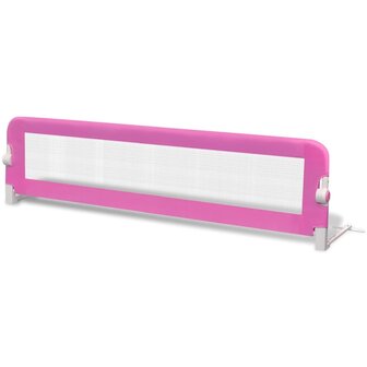 Kinderbedhekjes 2 st 150x42 cm roze  3