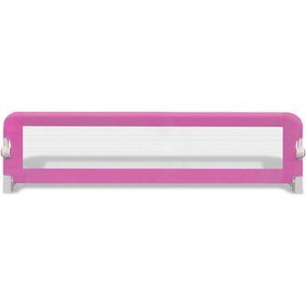 Kinderbedhekjes 2 st 150x42 cm roze  4