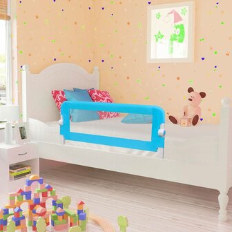 Kinderbedhekjes 2 st 102x42 cm blauw 1
