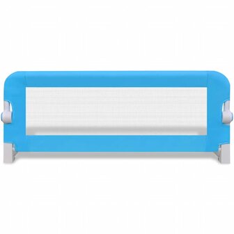 Kinderbedhekjes 2 st 102x42 cm blauw 4