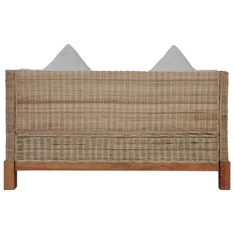 2-delig Bankstel met kussens natuurlijk rattan 4