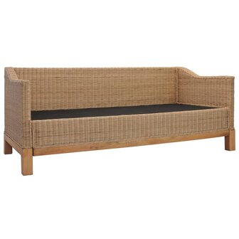 2-delig Bankstel met kussens natuurlijk rattan 9