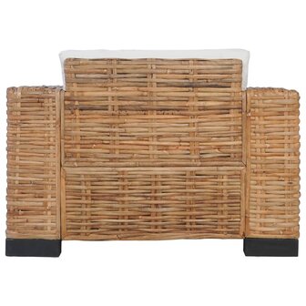 2-delig Bankstel met kussens natuurlijk rattan  5