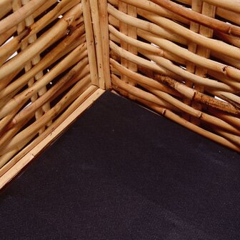 2-delig Bankstel met kussens natuurlijk rattan  7