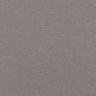 Driezitsbank met sierkussens 180 cm stof taupe 7
