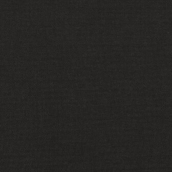 Driezitsbank 180 cm stof zwart 7