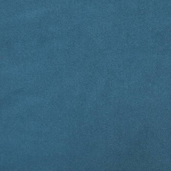 Driezitsbank 180 cm fluweel blauw 7