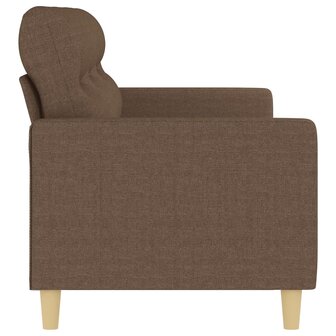 Driezitsbank 180 cm stof bruin 4
