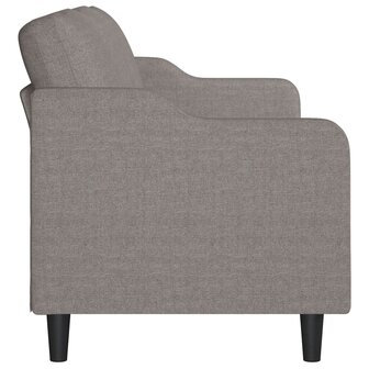 Driezitsbank 180 cm stof taupe 4