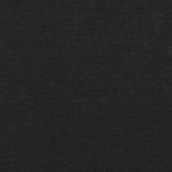 Driezitsbank 180 cm stof zwart 7