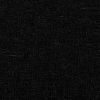 2-delige loungeset met kussens stof zwart 5